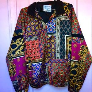 Urban Outfitter silk bomber jacket